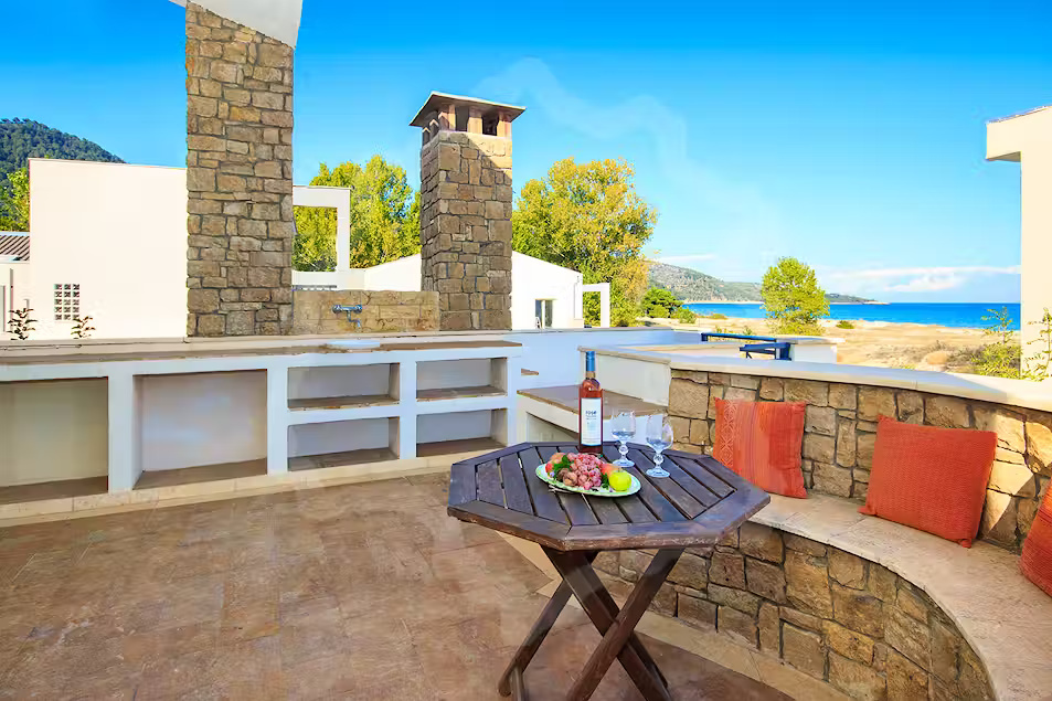 Villa Markella terrace sea view